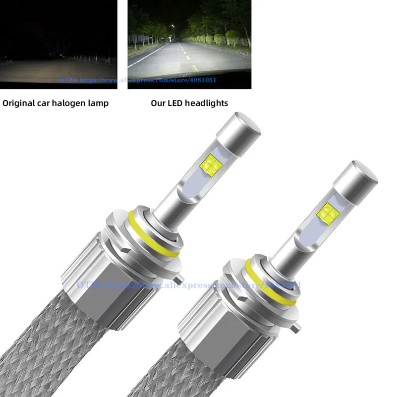 H7 Ha Condotto Le Lampadine Auto 110W 12000Lm Xhp50 Chip H4 Ha Condotto Il Faro 4300K 6000K Lampade H1 H3 H11 Hb3 Hb4 H8 D1S D2S 9005 9006 Della Luce 