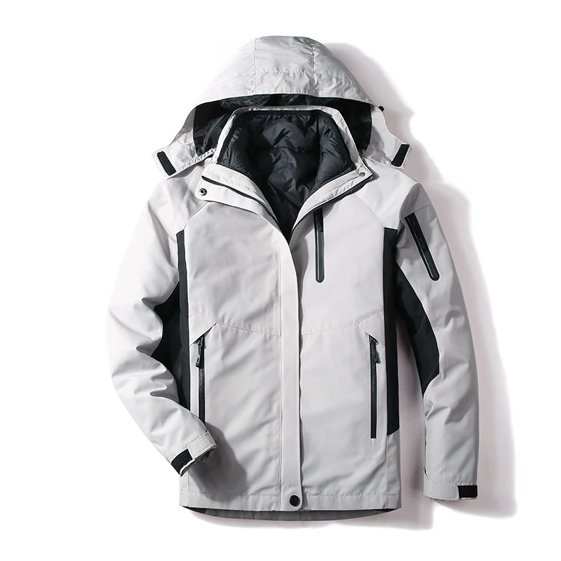 Mannen Winter Warm Winddicht Waterdicht Ski 3 In 1 Jassen Outdoor Sport Wandelen Camping Sneeuw Jassen Snowboard Windjack Jassen Mannen Winter Warm Winddicht Waterdicht Ski 3 In 1 Jassen Outdoor Sport Wandelen Camping Sneeuw Jassen Snowboard Windjack Jassen