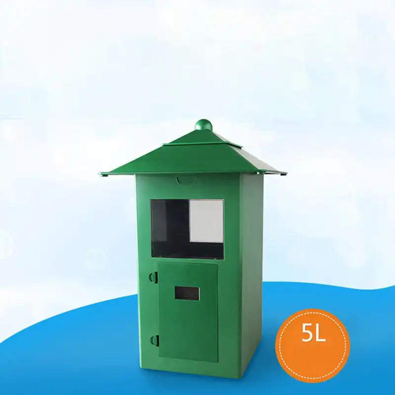 5l Large Capacity Timing Automatic Fish Feeder For Aquarium Pond