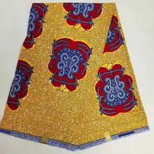 Mitex Печать Ткани Хлопчатобумажные для изготовления платьев юбки/африканские ткани Kitenge ткани африканская Pagne NAR-36