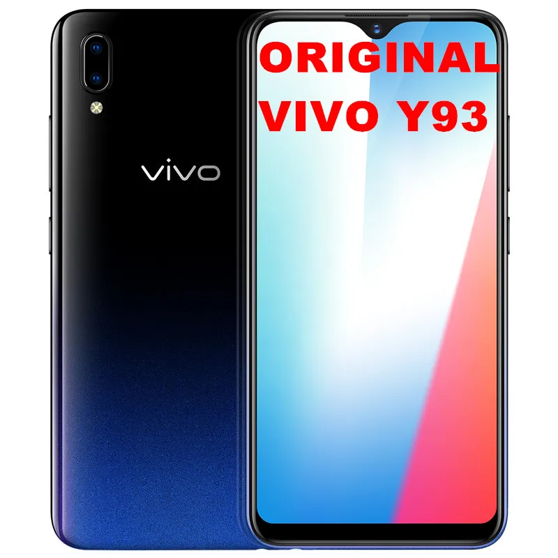 VIVO Y93 смартфон 3/4G Оперативная память 64G Встроенная память Octa core 6,2 ''Full Экран спереди 8.0MP сзади 13MP Камера 4030 мА/ч, сотовый телефон