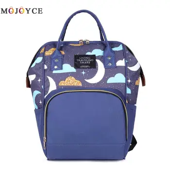 

Large Capacity Mummy Backpack Print Oxford Women Rucksack Travel Maternity Nursing Bag Backpack