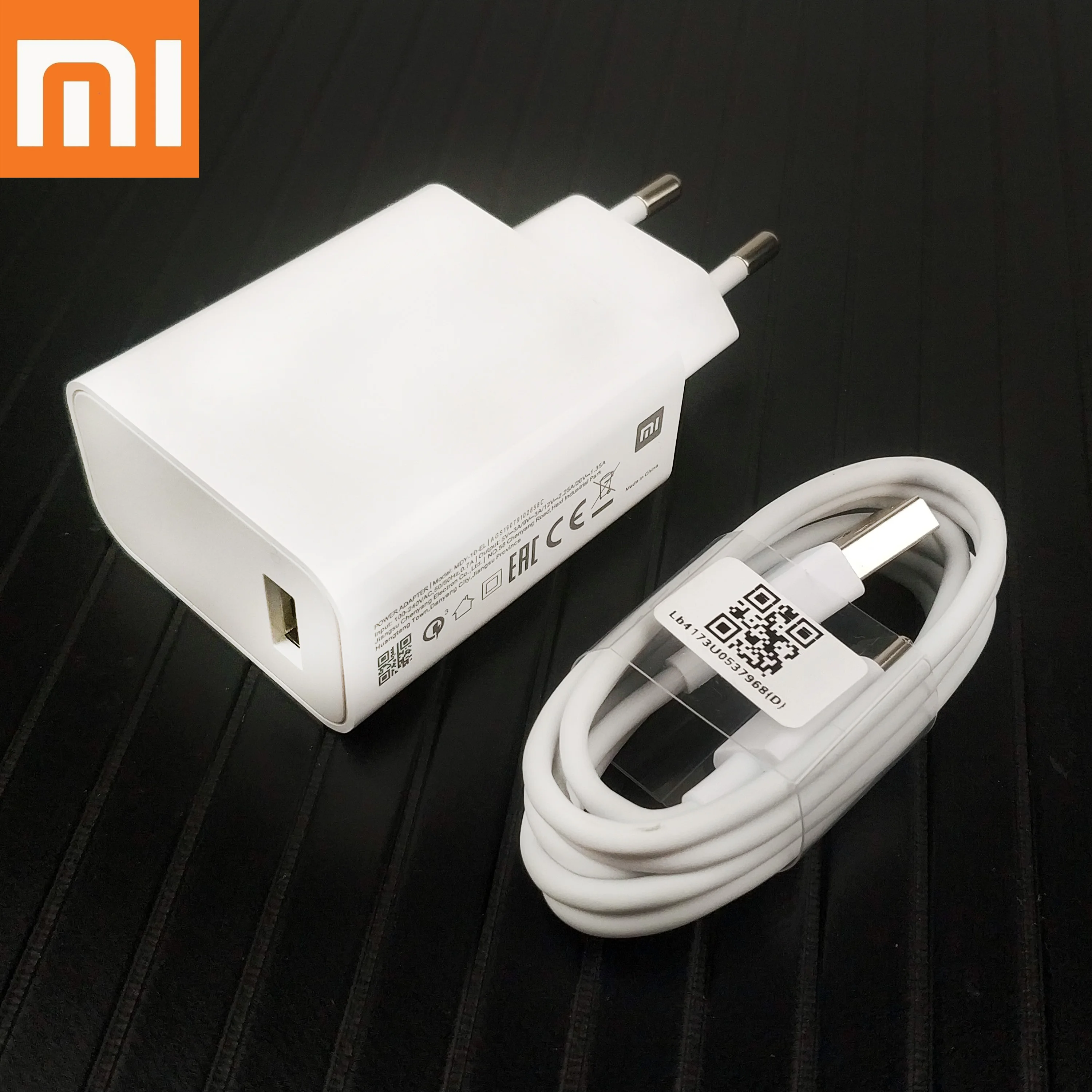 Зарядное устройство Xiaomi redmi note 8 pro 27 Вт быстрая зарядка Usb PD turbo дорожный адаптер usb