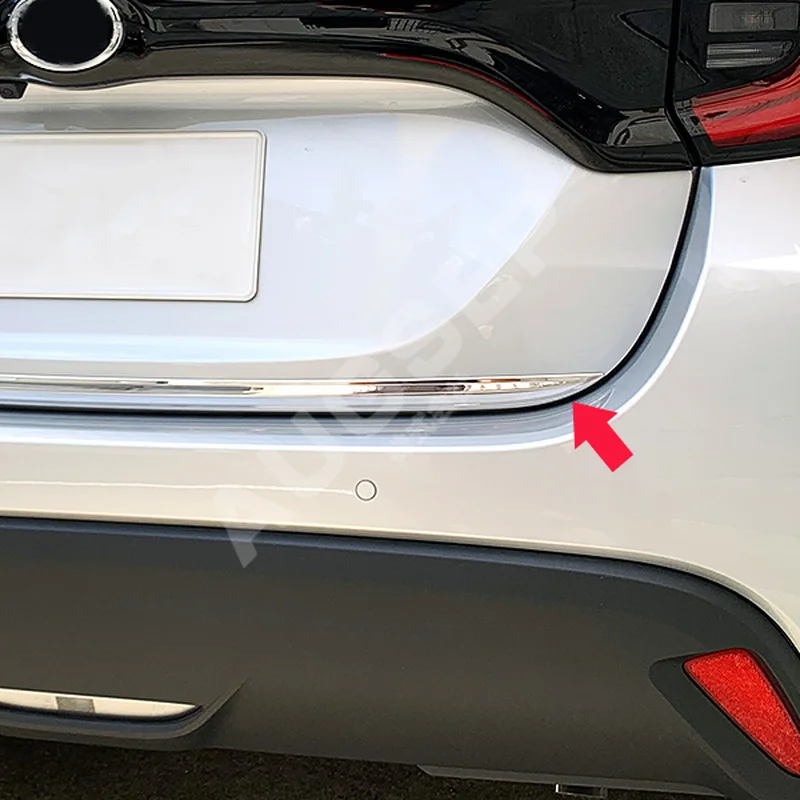 Автомобильная защита нижняя отделка задней двери для TOYOTA YARIS KSP210 / MXPA1 MXPH1 SUS304