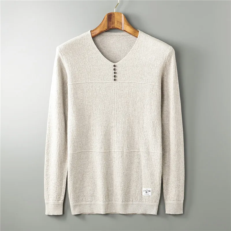 Knitted Men Sweater 2019 Korean Bottom Solid Sweater Men Chic Casual V-neck Pullover Men Sweaters Autumn Knitted Men Sweater Knitted Men Sweater 2019 Korean Bottom Solid Sweater Men Chic Casual V-neck Pullover Men Sweaters Autumn Knitted Men Sweater