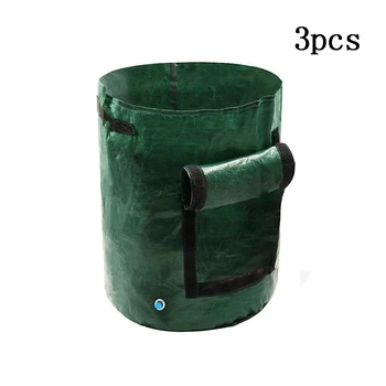 

Potato Growing Bags Garden Plant Container Bag Vegetable Gardening Grow Bag 3x Potato Growing Bags Non-woven