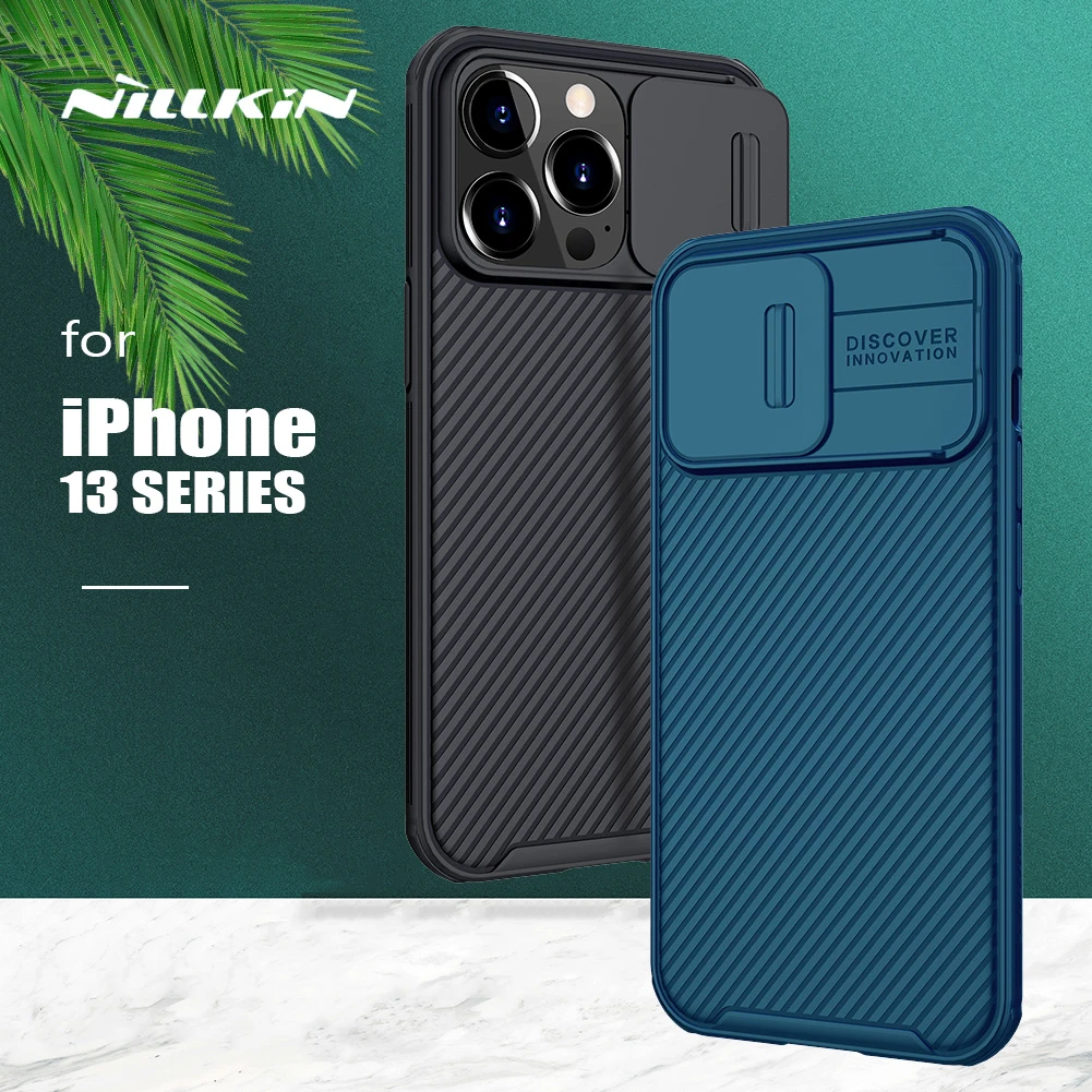 for iPhone 13 Pro Max Case Nillkin CamShield Slide Camera Frosted Shield Textured Back Cover for iPhone 13 Mini 13 Pro Max Case best cases for iphone 13 pro max