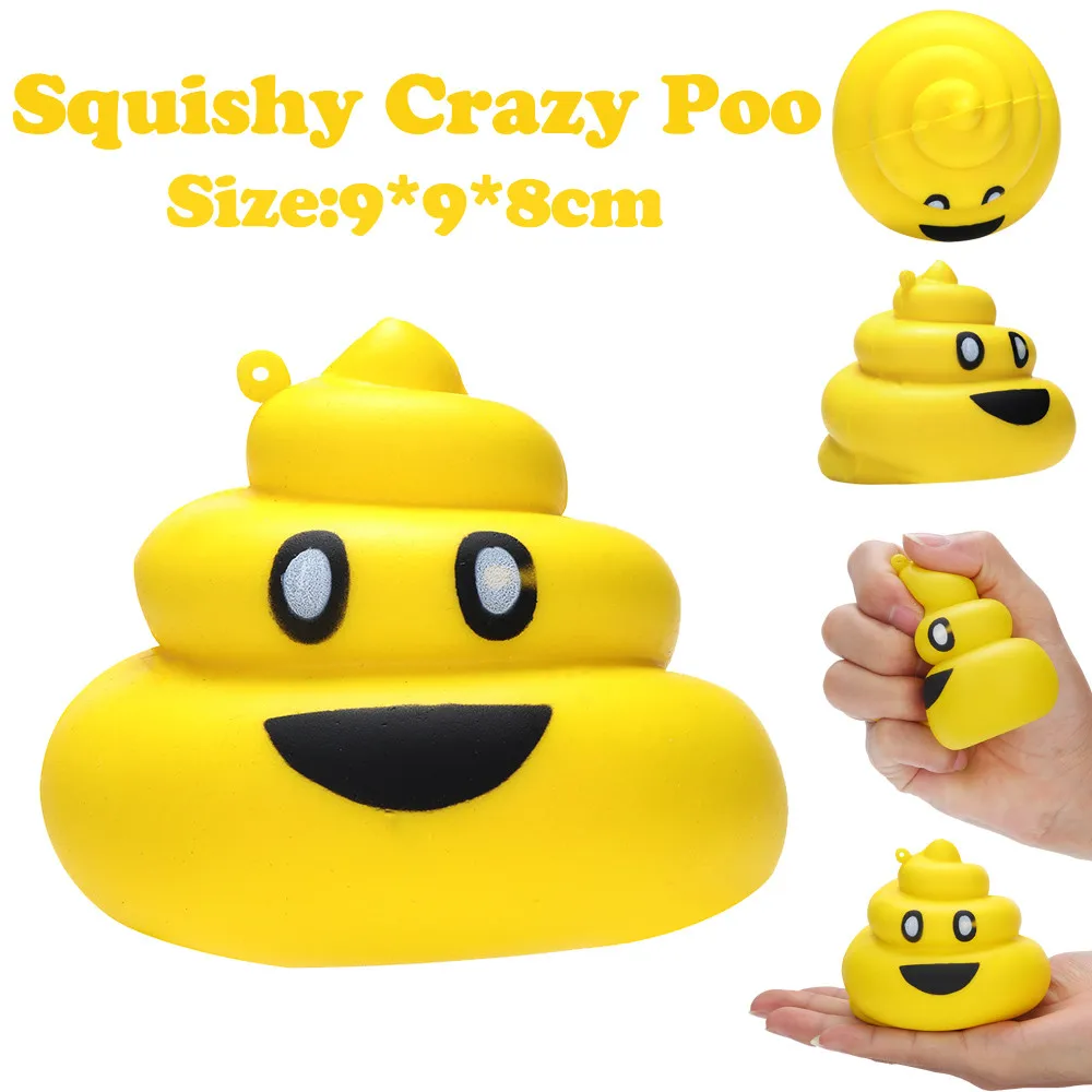 Crazy Poo Squishies стрессовая игрушка для снятия стресса PU декомпрессионная игрушка медленно поднимающаяся игрушка облегчающая Расслабляющая давление ИГРУШКИ интересные подарки