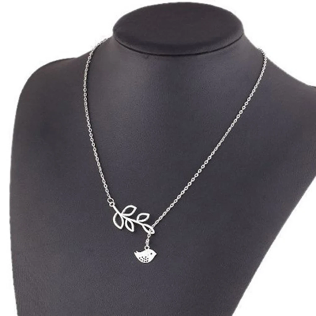 Лидер продаж модное ожерелье из сплава простая кисточка полый лист Луна длинная