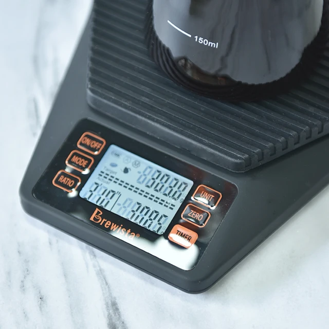 Elektronikus Méretarány Hordozható Digitális Konyhai Méretű Kávé Mérlegek Háztartási Mérlegelés Csepegtető - Image 6