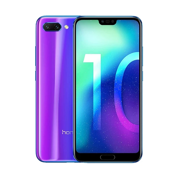 Blue Глобальная версия Honor 10, 4 Гб, 128 ГБ, мобильный телефон Kirin 970, четыре ядра, 5,84 дюйма, FHD экран, 24 Мп+ 16 МП, двойная тыловая камера, 24 МП, фронтальная камера - Цвет: Blue