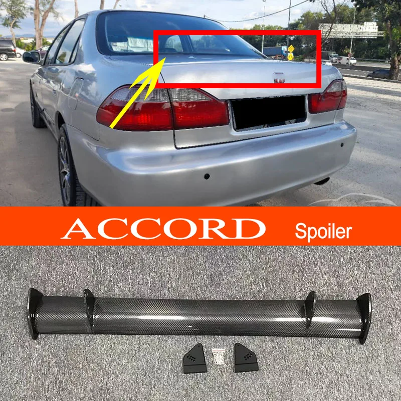 

1999-2003 Accord углеродное волокно/FRP GT-style автомобильный стиль спортивный Фотофон для Honda 1999-2003 Accord Sedan 4-дверный