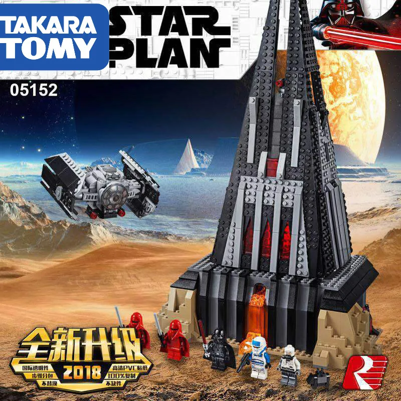 

05152 Star Toys Wars Compatible 75251 Darth Vader`s Castle Set Building Blocks Bricks as Christmas Gift Kids Star Wars Toys
