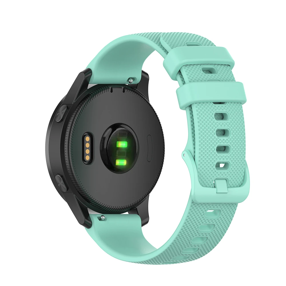 22 мм сменный ремешок для часов Ремешок для Garmin Vivoactive 4 Смарт-часы с маленьким клетчатым спортивным браслетом быстросъемный браслет на запястье