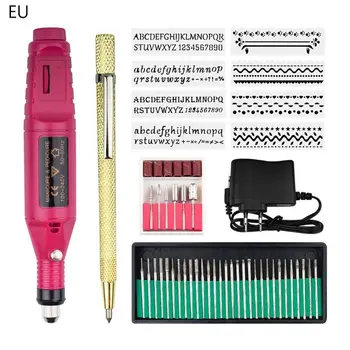 

53Pcs/Set Mini Electric Engraver Pen Adjustable Speed DIY Engraving Tool Kit