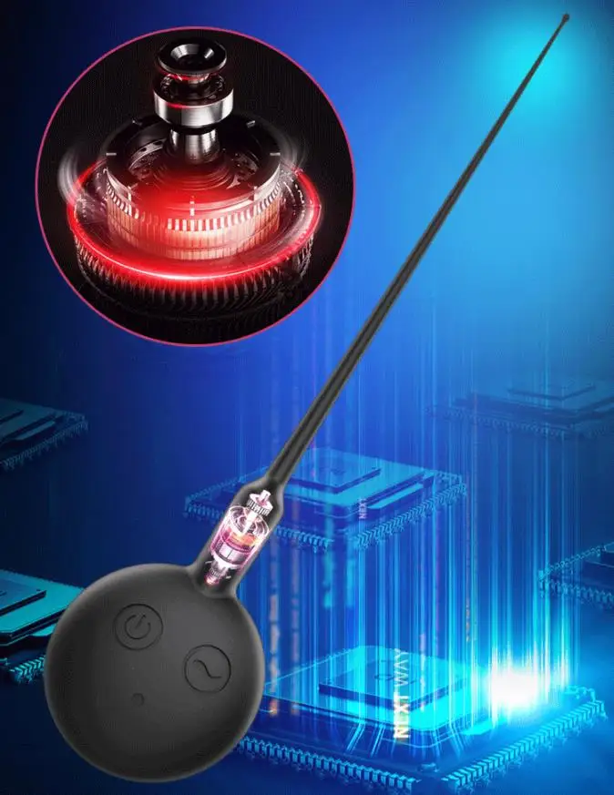 7 Frequency Urethral Vibrator Catheter Penis Plug Sex Toys for Men Charging Urethral Plug Penis Insertion Urethra Sound Dilator