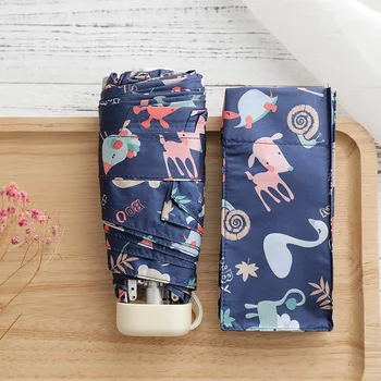 

Kids Umbrella Small Folding Umbrellas Beach Cartoon Bear Rain Waterproof Children Sun Umbrella For Girl Pocket Travel Umbrella