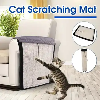 

Portable Foldable Cat Scratching Mat Anti Static Washable Cat Scratching Protector Pad Protect Couch