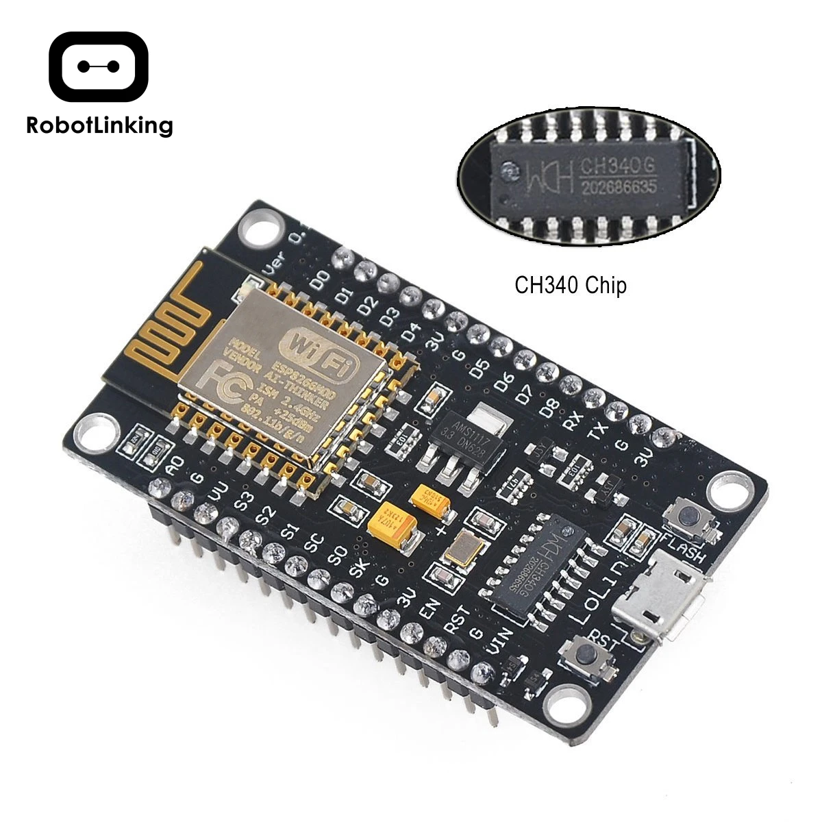 Беспроводной модуль CH340/CP2102 NodeMcu V3 Lua WIFI Интернет вещей макетная плата на основе