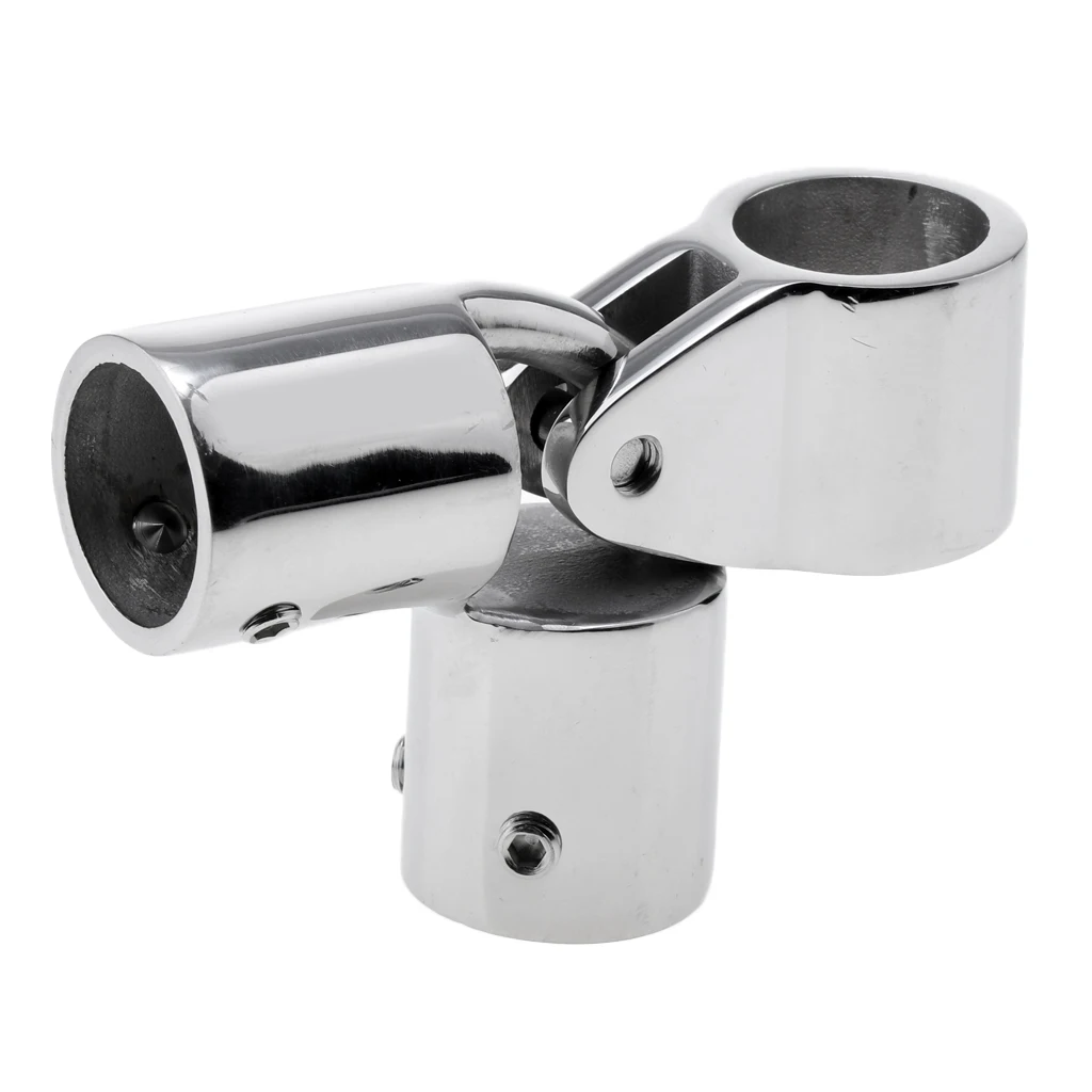 Heavy Duty 316 Stainless Steel Boat Eye End Marine Bimini Top Cap Fittings - 22mm