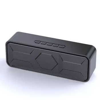 

Portable Wireless Bluetooth Speaker Vehicle Subwoofer with Dual-Driver Bass 24h Playtime Built-In Mic Speaker