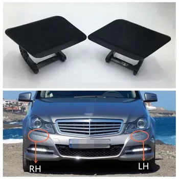 

For Mercedes Benz C Class W204 AMG 2011-2014 Front Bumper Washer Nozzle Cover Headlight Washer Cap Primed 2048804324 2048804424