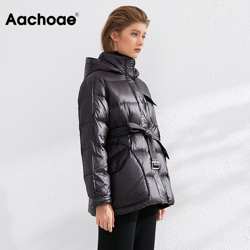 Aachoae Women Winter Ultra Light Duck Down Jacket