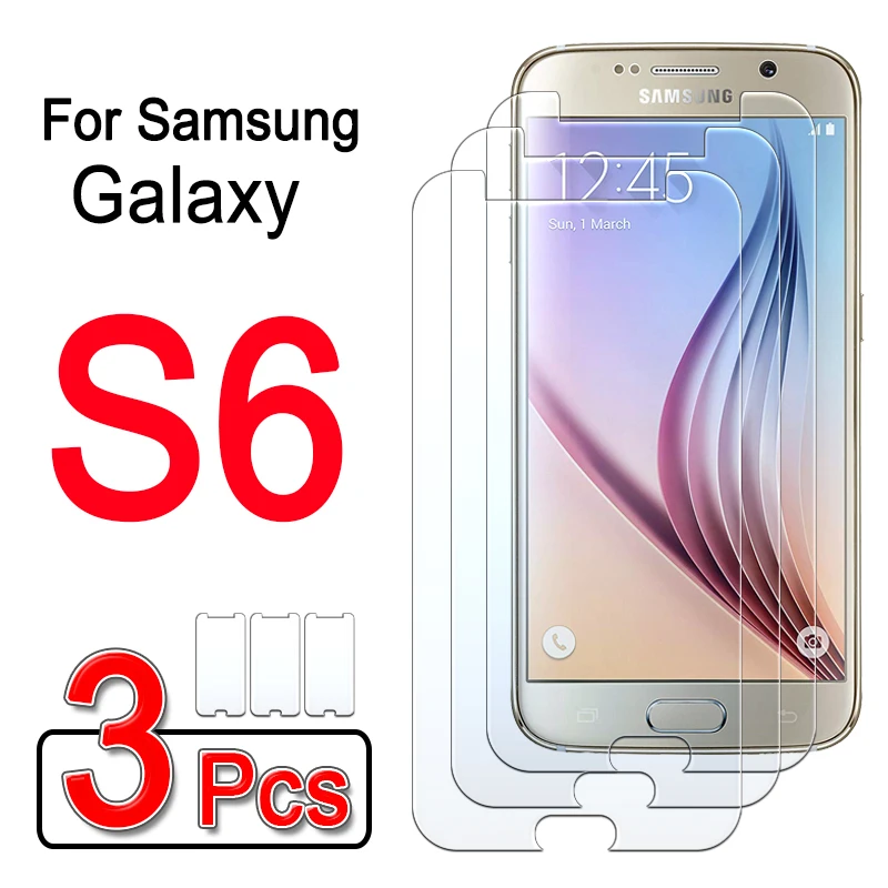 1-3 шт Защитное стекло для samsung galaxy s6 Закаленное стекло протектор экрана s 6 6s galaxy s6 samsung s6 защитная пленка