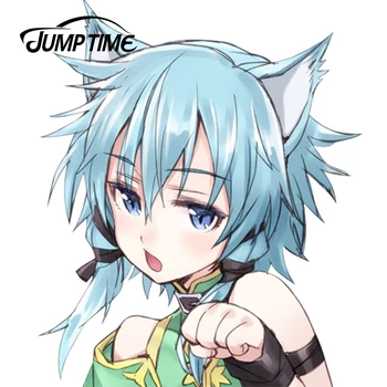 

JumpTime 13cm x 10.9cm Sword Art Online Anime Vinyl Decal Car Bumper Window Decoration Car Stickers Waterproof Car Accessories