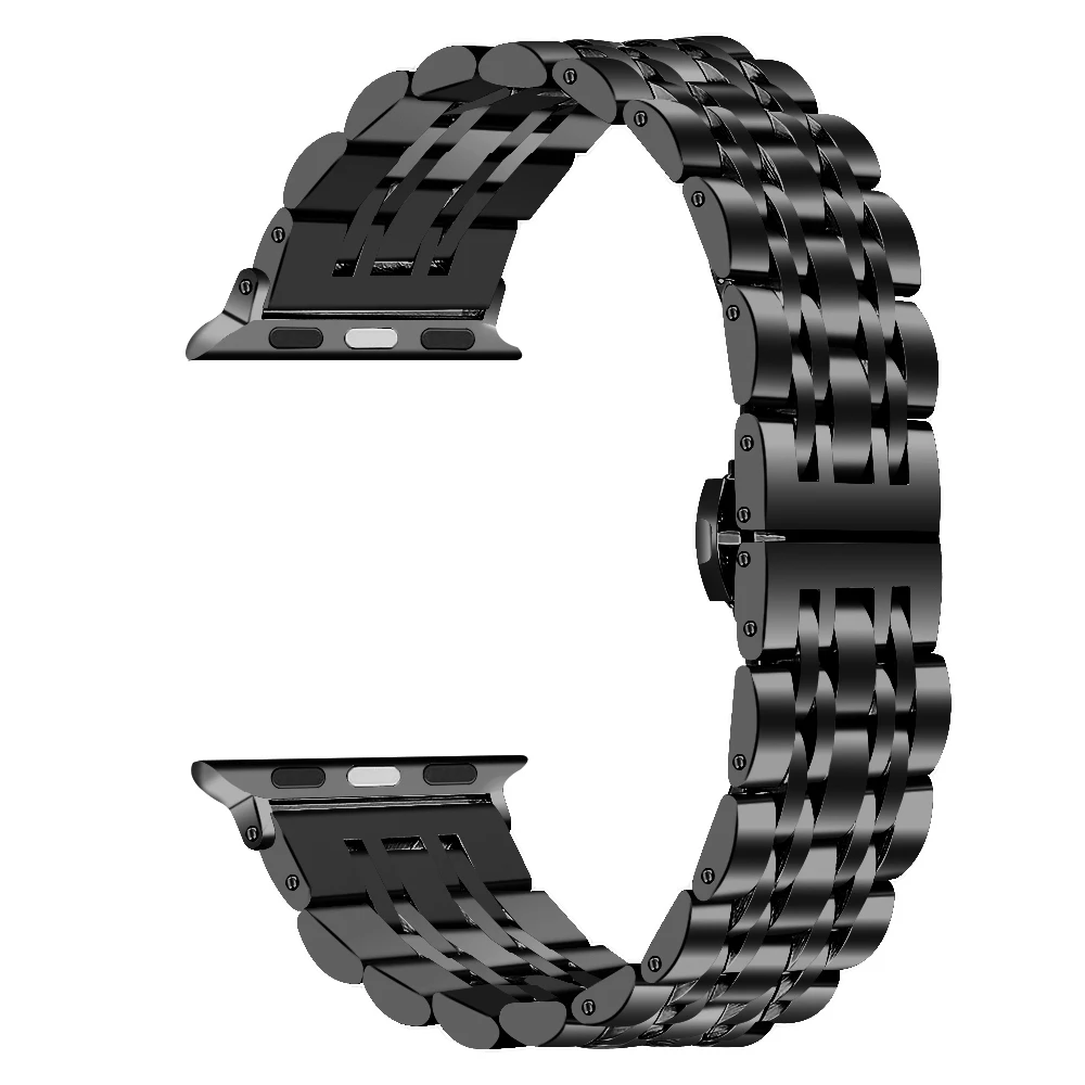 Strap Metal Belt Replacement for apple watch band series 1/2/3 42mm 38mm stainless steel Loop Bracelet for iwatch 4 5 40mm 44mm