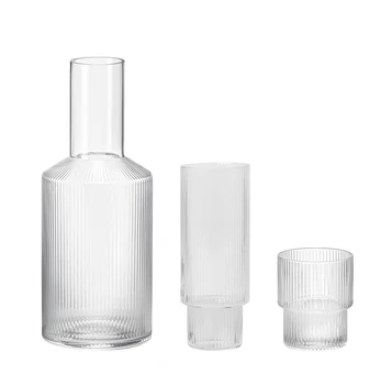 

Free Shipping 4 PCS/1PCS Ripple Water Glass,Whisky Glass, Cocktail Glass,Ripple Long Drink, Ripple Carafe, Juice Glasses