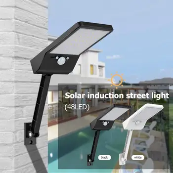 

36/48/50/56 LED Solar Light Dimming PIR Motion Sensor Street Light Waterproof Outdoor Sunlight Garden Wall Lamp With Remote New