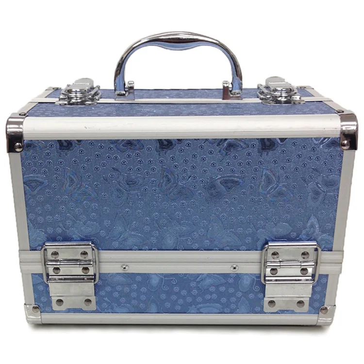 

[Boutique Recommended] a Large Amount Environmentally Friendly Metal Beauty Hairdressing Box Ultra Large Capacity Practical Cosm
