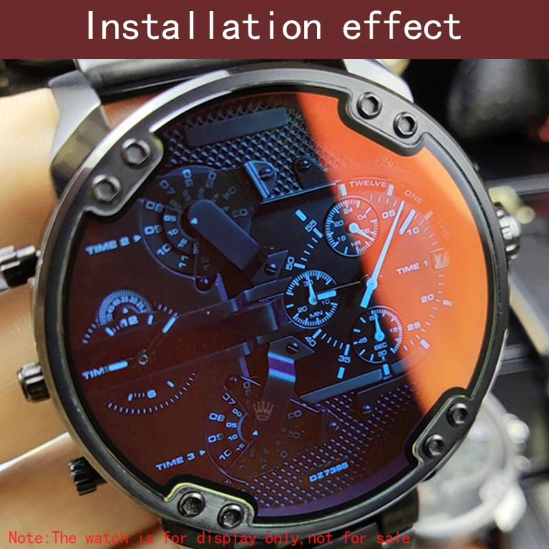 Nuovo vetro minerale per Diesel 7422 7395 7419 sostituzione orologio vetro  cristallo - AliExpress Watches