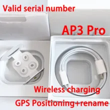 Air Gen 3 H1 Chip Rename GPS Wireless Charging Bluetooth Headphones PK Pods 2 AP Pro AP2 AP3 Chip Earbuds 2nd Generation