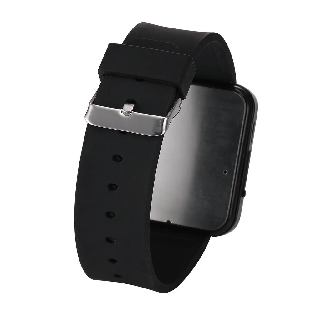 Black Smart Watch Touch Screen TFT LCD Display Simple Watch Waterproof Casual Wrist Watch For Men And Women
