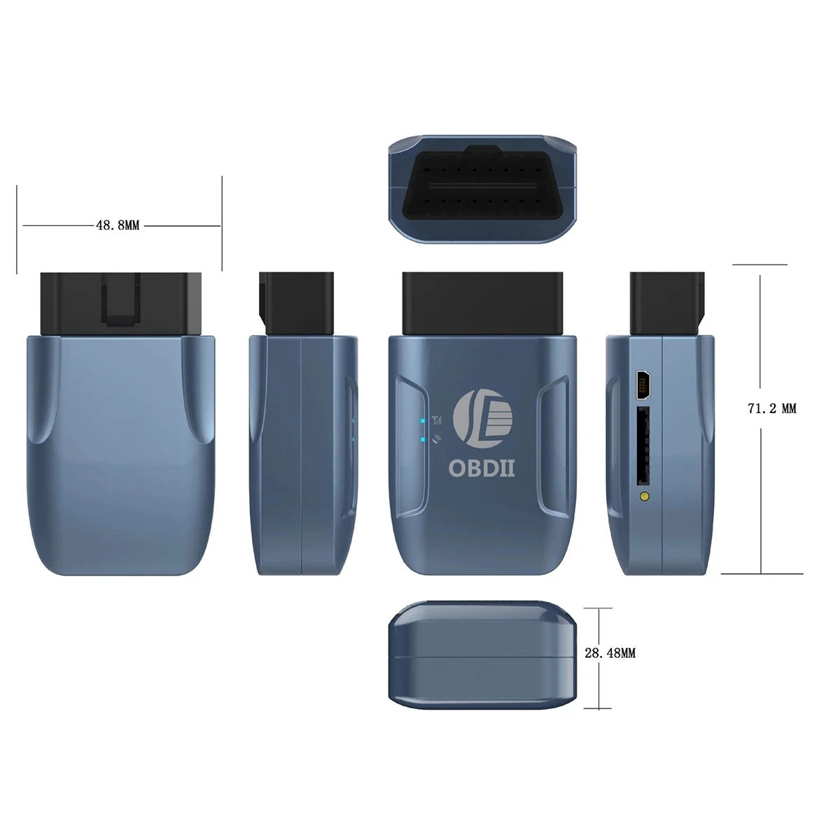 Universal Mini OBD2 GPS Trackers GPRS Real Time Car GSM OBDII 2 TK206 Quad Band Anti-theft Alarm Vehicle Tracking Device System