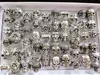 20pcs/lot Retro Big Head Exaggerated Gothic Skull Men Ring Punk Rocker Male Fashon Skeleton Rings Wholesale Lots 2