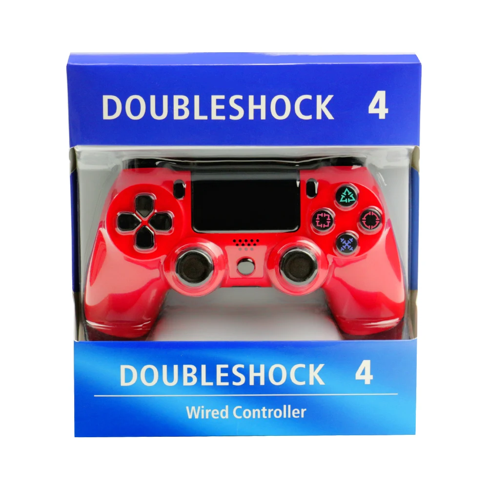 Проводной геймпад для Playstation sony PS4 контроллер Джойстик контроллер для DualShock Вибрационный джойстик для Play Station 4