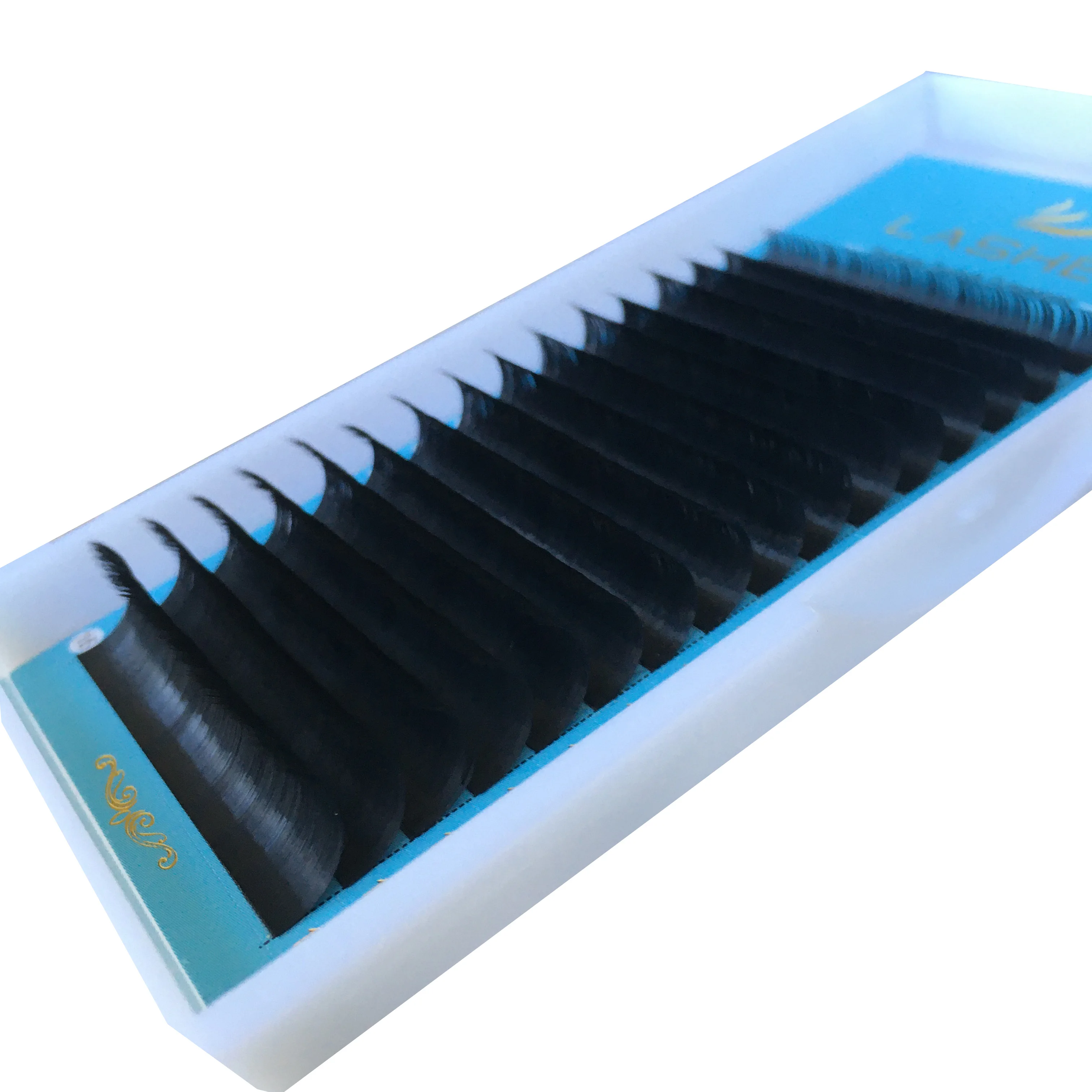

WHOLESALE 30 pcs/lot 16 lines D curl mix length 7-15mm cilios volume eyelash Dense Faux Mink Easy diy Eyelash Extension