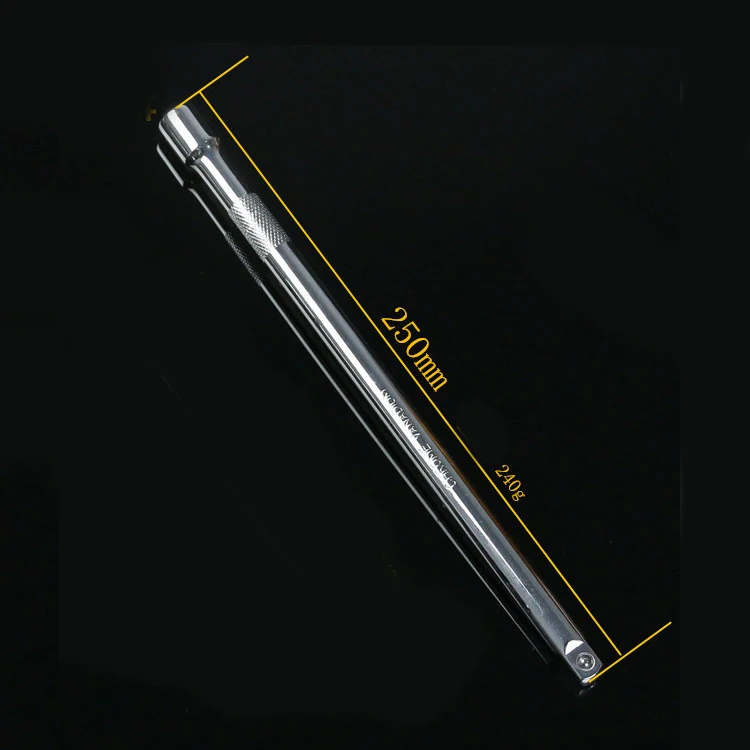 3/" гнездо привода трещотка удлинитель адаптер-ключ разъем инструмент L Тип Т Ручка раздвижная штанга 10 мм квадратная головка - Цвет: 250mm Long Rod