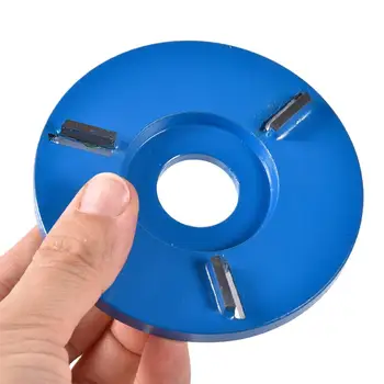 

New Woodworking Cutter 22-hole Safety Flat Three-tooth Wooden Carving Hexagon Engraving Milling Cutter