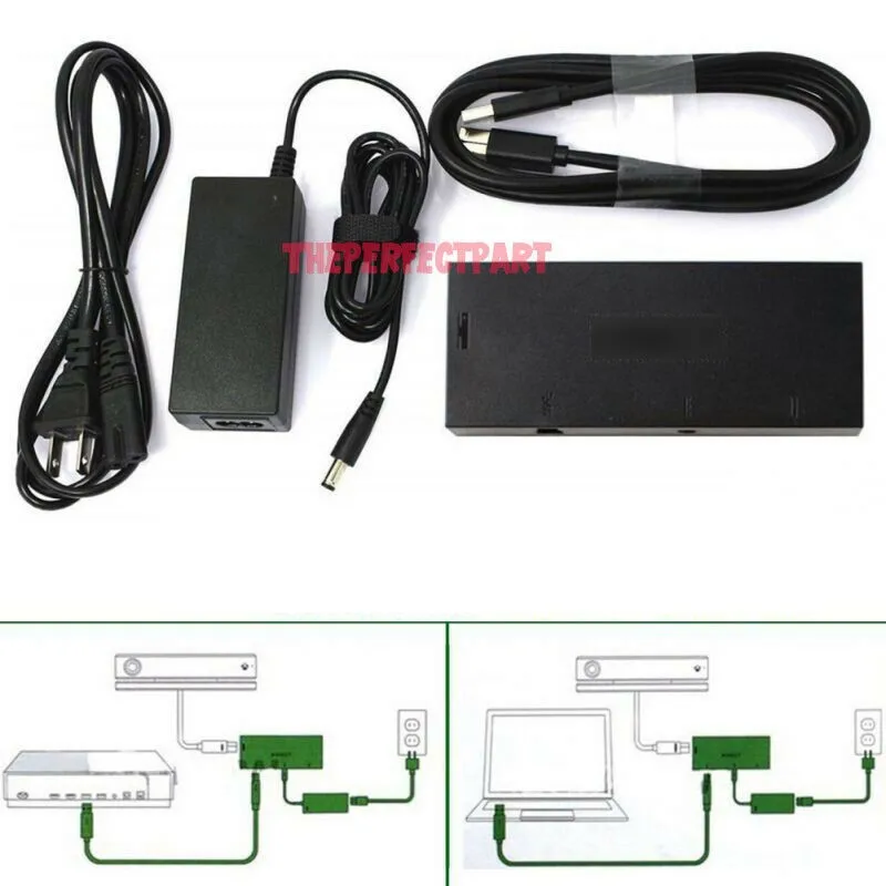 Адаптер для камеры One S / X Windows 8 1 10 Новый американский адаптер конвертер Kinect один