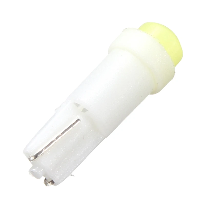 20pcs DC12V T5 B8.5D Led Ceramic Lamp Dashboard Gauge Instrument Wedge Base Side Light Bulb White Support Dropshipping