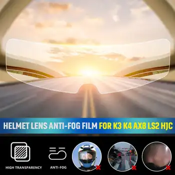 

Motorcycle Helmet Visor Clear Anti-Fog Patch Film Helmet Lens Fog Resistant Films Universal For K3 K4 AX8 LS2 HJC