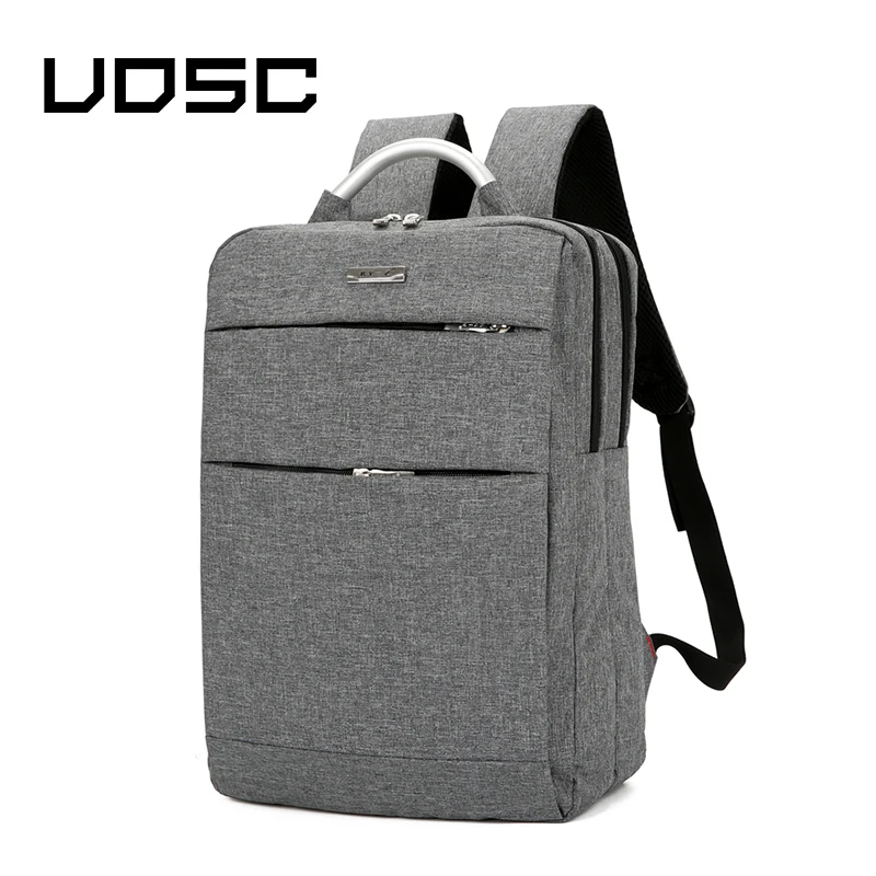 

UOSC Solid Canvas Backpack New Fashion 2019 Unisex School Bag High-capacity Business Casual Computer Backpack Travel Bags Red