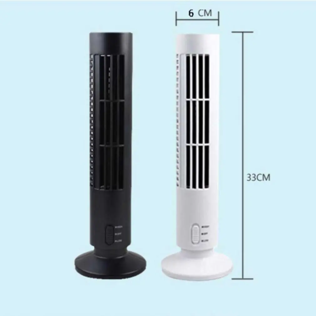 Портативный USB башня Тип Bladeless вентилятор перезаряжаемый вертикальный кондиционер вентилятор персональный карманный вентилятор для дома и офиса на открытом воздухе