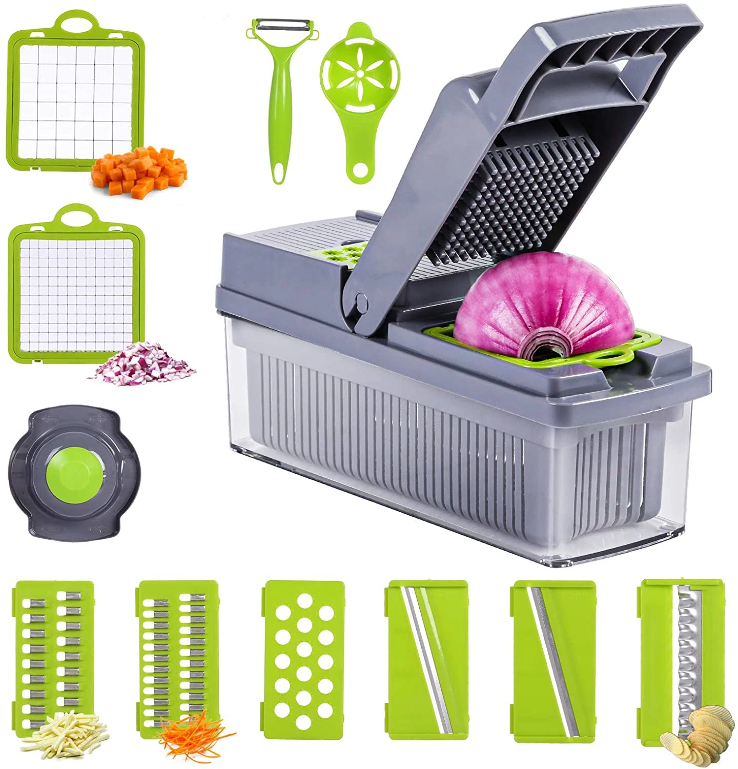 Vegetable Chopper Multifunctional Veggie Chopper Cutter Onion Dicer