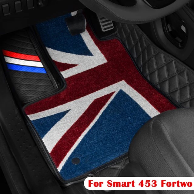 Auto leder Fußmatten Dekoration Anti Schmutzig Pad Wasserdicht Teppich Für  Mercedes Smart 453 fortwo Auto InteriorStyling Zubehör - AliExpress