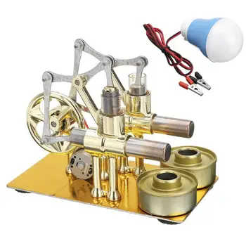 

Balance Stirling Engine Miniature Model Steam Power Technology Scientific Power Generation Experimental Toy